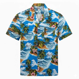 chemise hawaiienne aloha republic pacific blue hawaii import