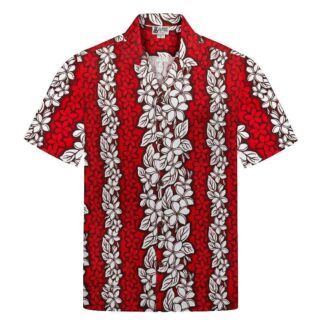 chemise hawaiienne aloha republic red ley hawaii import