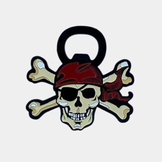 Décapsuleur pirate crâne et os croisés
