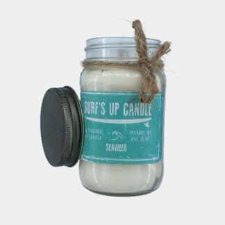 Bougie Surf's Up senteur algues, pot en verre