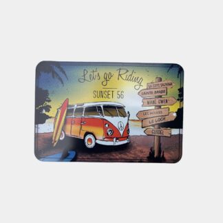 PLAQUE METAL DECORATIVE  SUNSET 56