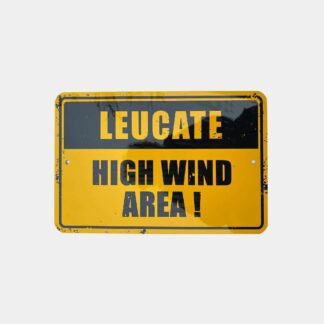 PLAQUE METAL DECORATIVE  LEUCATE HIGHT WIND AREA