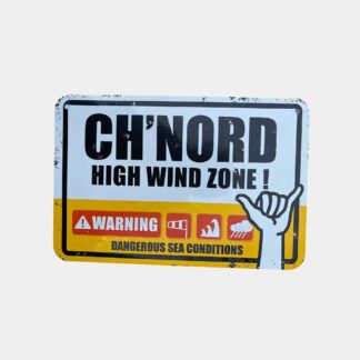 PLAQUE METAL DECORATIVE VENT FORT CH’NORD