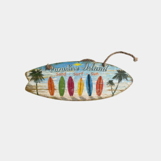 TABLEAU DECO BOIS PARADISE ISLAND