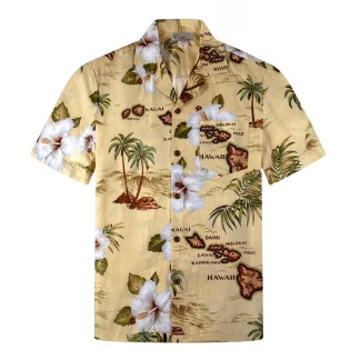 CHEMISE HAWAIIENNE PACIFIC LEGEND PACIFIC  TRIP SAND